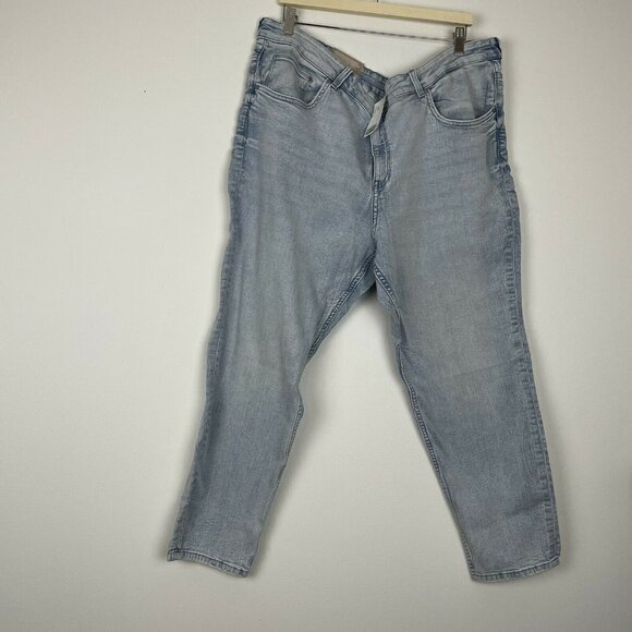 H&M Light Wash High Rise Skinny Jeans Plus Size 4x - Picture 1 of 5